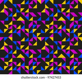 Colorful Seamless Retro Pattern