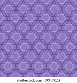 Colorful seamless simple geometric pattern with elements