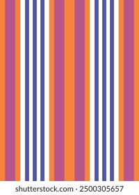 Colorful seamless striped pattern design. Vector illustration.