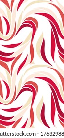 Farbiges, nahtloses, gestreiftes Muster. Schön stylischer abstrakter Hintergrund. Vektorgrafik, EPS10