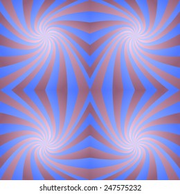 Colorful seamless swirling rays pattern background design