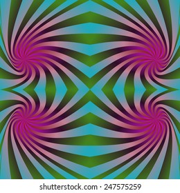 Colorful seamless swirling rays pattern background design