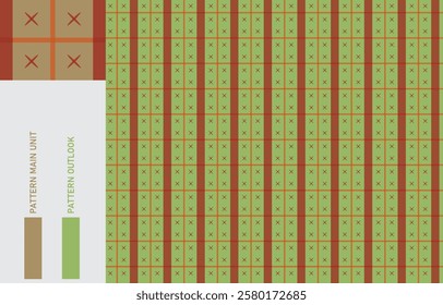 Colorful Seamless textile cloth pattern collection vector illustration
