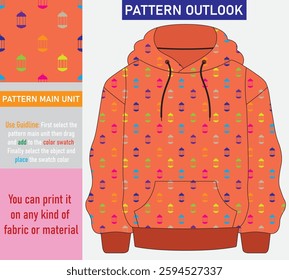 Colorful seamless textile pattern collection vector illustration
