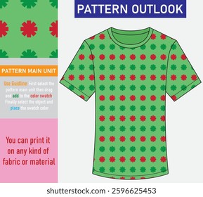 Colorful seamless textile pattern design
