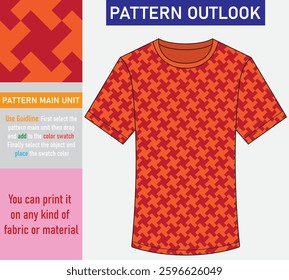 Colorful seamless textile pattern design
