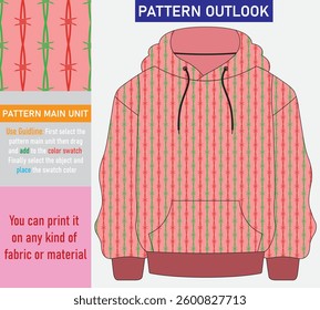 Colorful seamless textile pattern design
