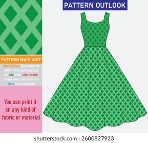Colorful seamless textile pattern design

