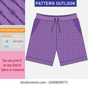 Colorful seamless textile pattern design
