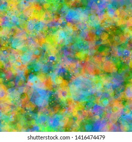 Colorful seamless texture with blots. Abstract vector background for web page, banners backdrop, fabric, home decor, wrapping