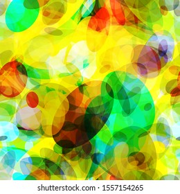 Colorful seamless texture with bubbles. Abstract vector background for web page, banners backdrop, fabric, home decor, wrapping