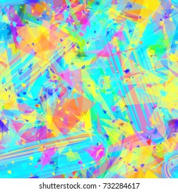 Colorful seamless texture. Stripes and triangles. Light pattern Abstract vector background for web page, banners, fabric, home decor, wrapping