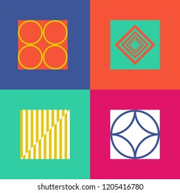 Colorful Seamless Tiles Pattern. Geometric, Abstract, Ornamental, Vintage and Decorative Tiles Design.