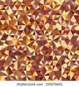 Colorful Seamless Triangle Abstract Background. Vector Pattern of Colored Geometric Shapes
