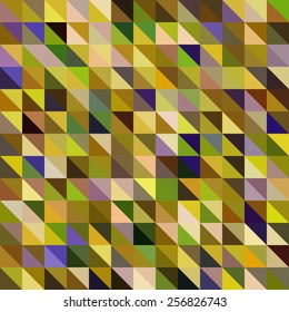 Colorful Seamless Triangle Abstract Background. Vector Pattern of Colored Geometric Shapes