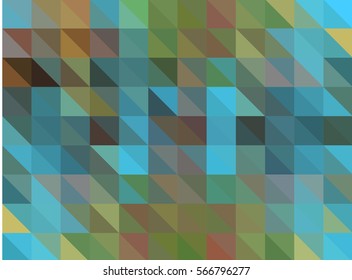 Colorful seamless triangle abstract background. Vector pattern of colored geometric shapes
