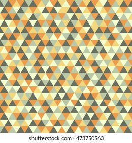 Colorful seamless triangle vector illustration pattern