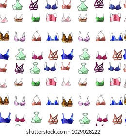 colorful seamless underwear bras pattern