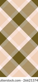Textura de Vector inconsútil colorida, fondo a cuadros textil del campo. Patrón publicitario de tela a cuadros tartán en paleta de colores claros y amarillos.