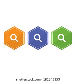 Colorful Search Icons
