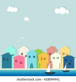 Colorful Seaside Resort