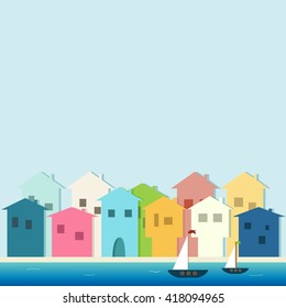 Colorful Seaside Resort