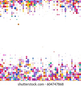 Colorful semitone for banner