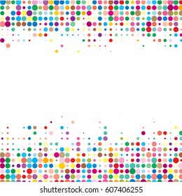 Colorful semitone for banner