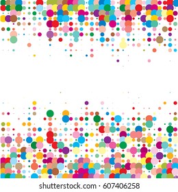 Colorful semitone for banner