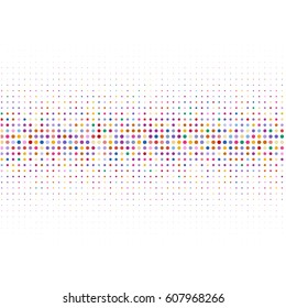 Colorful semitone for banner