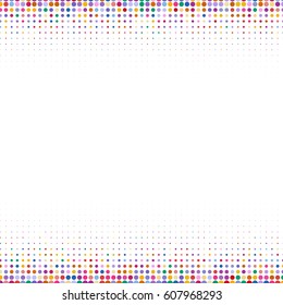 Colorful semitone for banner