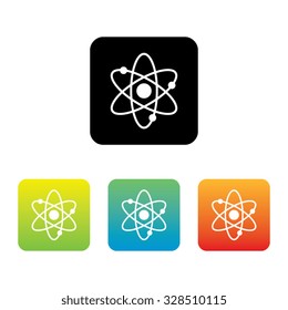 Colorful Set of Atom Icons