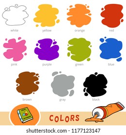 bloemblad programma zin Colors name kids Images, Stock Photos & Vectors | Shutterstock