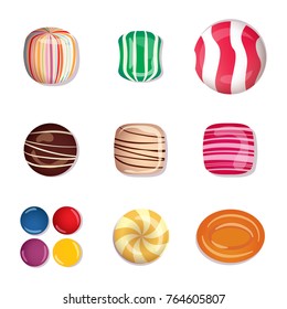 Colorful set of candies