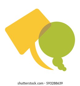 colorful set dialog speech bubbles icon vector illustration