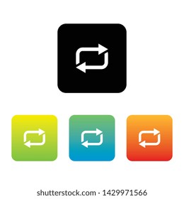 Colorful Set of Loop Icons