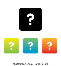 Colorful Set of Question Mark Icons