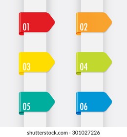 Colorful Set of Ribbon Dividers