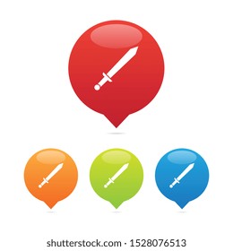 Colorful Set of Round Sword Markers