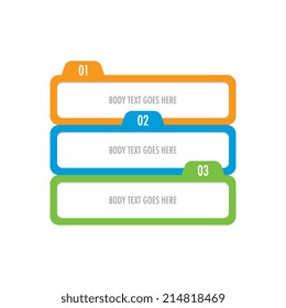 Colorful Set of Step by Step With Dividers