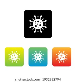 Colorful Set of Virus Icons