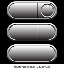 Colorful set of web buttons.vector Illustration