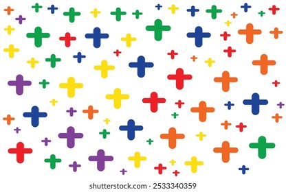 Fondo Abstractas de la forma colorida en estilo plano