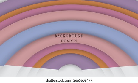 Colorful shape dimension background realistic style