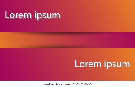 colorful shape frame blend with text