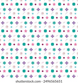 colorful shape and outline shape background