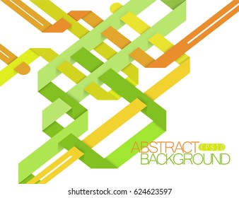 Colorful shape style vector abstract on a white background
