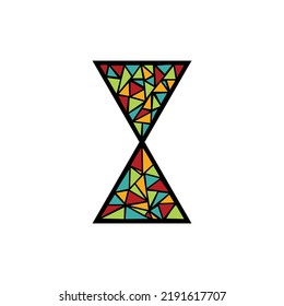 Colorful Shape unique  Triangle Mosaic Trendy