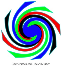 Forma colorida para el fondo o fondo de pantalla 