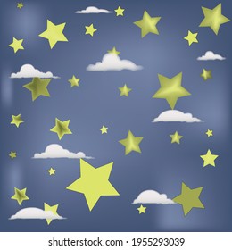 COLORFUL SHAPES OF DIFFERENT SHAPES ON A COLORED BACKGROUND